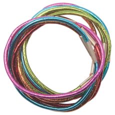 Dewal Резинки для волос цветные Midi RE040, 10 шт