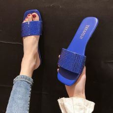 Шлёпки на плоской подошве, 4 цвета