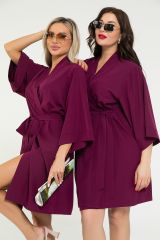 511217 LT Collection Халат бордовый