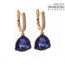 Серьги с кристаллами Swarovski