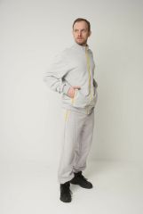 Толстовка мужская 7222-17006/2 ТФ106/К106 пепел/пепел BE YOU