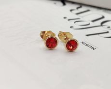 Серьги с кристаллами Swarovski Гвоздики