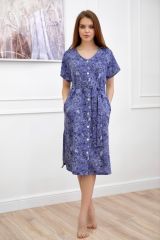 220130 Lika Dress Халат Темно-синий