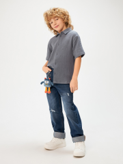 20120290068 Сорочка верхняя детская для мальчиков Andresi серый ACOOLA Kids