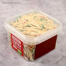 2799727 Спички ЛЮКС наполнением 1100шт. ПЭТ-контейнер ФЭСКО МИКС