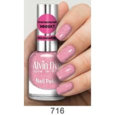 ADN-07 Голографич. т716 12мл Сияющий розовый Alvin D`or