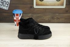 Зимние кроссовки из натуральной замши