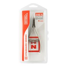 Nippon Nippers Кусачки маникюрные для кутикулы / Standard NN_NS-04S-4, спиральная пружина, ручная заточка, 4 мм