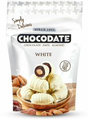 Финики с миндалем в белом шоколаде Chocodate 100гр