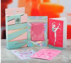 Набор Sport in my love: лента гимнастическая, блокнот, наклейки  Grace Dance 4640270