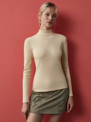 Mi 1731С Fresh Водолазка горловина подворот (кашкорсе) Minimi Водолазка Beige (Бежевый)
