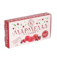Мармелад с клюквой 190гАрт.: marmelad-klukva