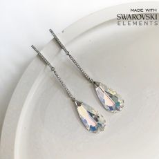 Серьги с кристаллами Swarovski