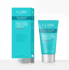 033802 Claire Cosmetics. Увлажняющий крем-уход Microbiome Balance для сухой и чувствит. кожи, 50 мл
