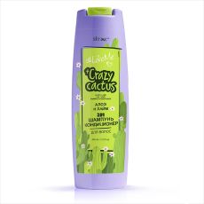 97001  Витэкc #LikeMe. Шампунь-кондиционер для волос «Crazy cactus» 2-в-1 Алоэ и лайм, 400 мл