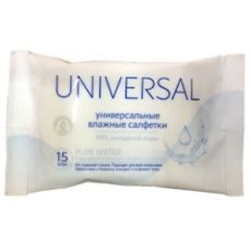 Universal PURE WATER Влажные салф. 15шт (1744) Авангард