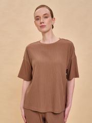 461172 PELICAN Футболка Коричневый