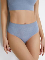 БOmD_S Melange 2232-01SS Slip Midi, PA Omsa Трусы Jeans Melange (Синий)