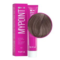 TEFIA Mypoint 7.17 Перманентная крем-краска для волос / Блондин пепельно-фиолетовый, 60 мл