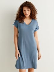 DMi_B VISCOSA 0514VI Сорочка с V-образным вырезом Minimi Сорочка Jeans (Синий)