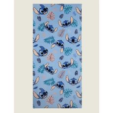 Disney Stitch Palm Printed Blue Beach Towel