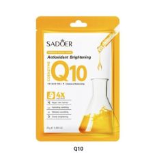 SADOER Антиоксидантная маска для лица с коэнзимом Q10 Арт.: 50228 Коэнзим Q10 - незаменимый кожный энергетик, который позволяет быстро возродить уставшую, возрастную и увядающей кожу. Фитомаска возвра