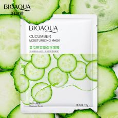 Восстанавливающая и увлажняющая маска BIOAQUA с огурцом, 3 шт