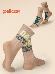 BEGL3297/1(2) Носки для мальчиков Песочный/песочный(34/34) Pelican