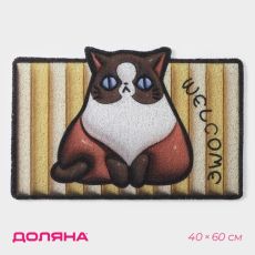 Коврик придверный Доляна, 40×60 см 10063688
