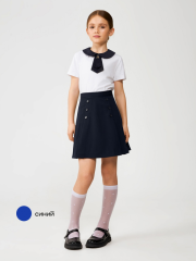 20240180113 Юбка детская для девочек Cosinus синий ACOOLA Kids