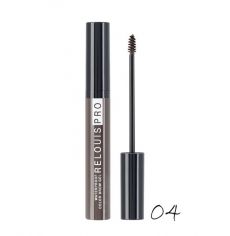 029721 Relouis PRO. Гель для бровей водостойкий оттеночный Waterproof Color Brow Gel, т.4 Darkbrown