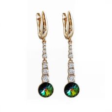 Серьги с кристаллами Swarovski