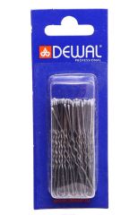 Dewal Шпильки для волос волна SLT-60V-4S/60, 60 мм, серебристый, 60 шт