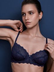 MNM LACE 2171 Бюстгальтер с Мягкой чашкой Minimi Бюстгальтер Cobalto (Синий)