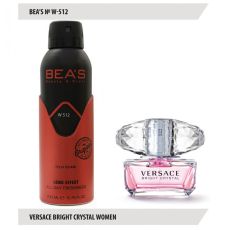 Дезодорант Beas W512 Versace Bright Crystal For Women deo 200 ml, Дезодорант женский Beas W512 создан по мотивам аромата Versace Bright Crystal