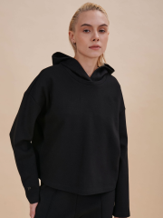 DFNK6933 Толстовка женская Черный(49) Pelican