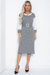 491932 LT Collection Платье тёмно-серый