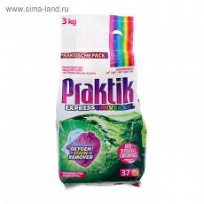 1082903 Стиральный порошок Praktik, универсальный, для ручной и машинной стирки, 3 кг