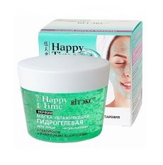 028576 Vitex Happy Time. Ночная УВЛАЖНЯЮЩАЯ гидрогелевая маска для лица с гиалуроном и изумрудными водорослями, 90г