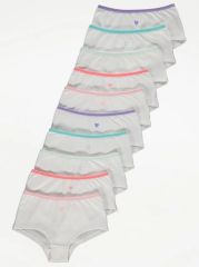 Assorted Rainbow Shape Print Shorts 10 Pack