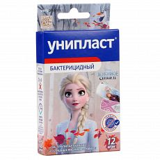 6582181 Лейкопластырь бактерицидный Унипласт Детский "Холодное сердце-2" 12 шт