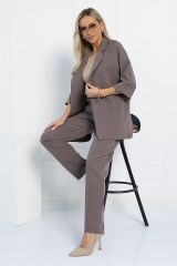 К12948-12М Костюм (Жакет+Брюки) LADY TAIGA Капучино
