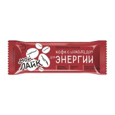 ЦЕНА ЗА 10 ШТ! Батончик Мой Лайк для энергии кофе с шоколадом, 25 г 7866757