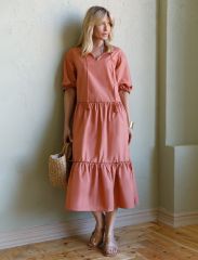 505761 VILATTE Платье темно-дымчатый розовый