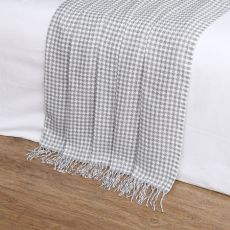 10551306 Плед Марокко 140х200см, chanel/бел/сер, хл25%, пан25%, пэ50%