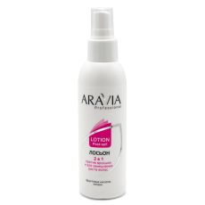 ARAVIA Professional Лосьон 2 в 1 против вросших волос и для замедления роста волос с фруктовыми кислотами, 150 мл./15