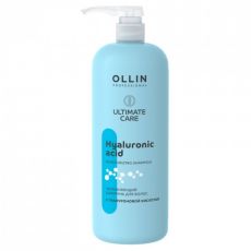 oln772291 ULTIMATE CARE Увлажняющий шампунь для волос с гиалуроновой кислотой, 1000 мл. OLLIN Professional