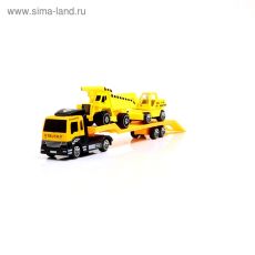 2556605 Машина металлическая «Строительный автовоз», масштаб 1:64, МИКС