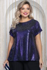 Б12091 Блуза LADY TAIGA Фиолет