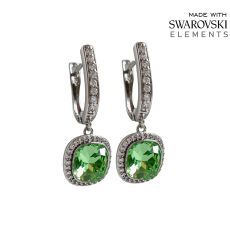 Серьги с кристаллами Swarovski